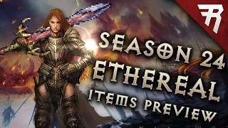 Ethereal Items! Diablo 3 Patch Preview: Season 24 PTR patch 2.7.1