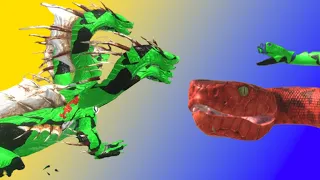 Aquatics VS Fantasy Spear Test DEATH RUN T REX   Animal revolt battle simulator #arbs