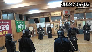 剣道 林朗先生1年振り来館！　2024/05/02