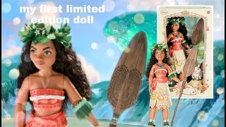 MOANA LIMITED EDITION 17" DOLL REVIEW DISNEY STORE ( My First Disney LE Doll )