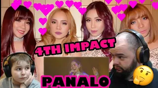GIRLS DO EZ MIL ! | 4th IMPACT - PANALO ( EZ MIL LIVE COVER ) Metalhead and Son Reaction