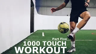 1000 Touch First Touch Control Workout | First Touch Training Session For Footballers | Part 5