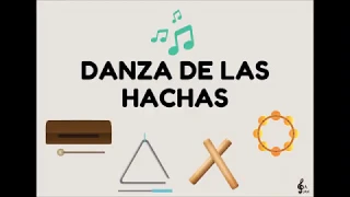 Danza de las hachas. Lectura rítmica con instrumentos de pequeña percusión. #NovaLuz Musical