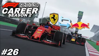 F1 2019 Career Mode Part 26: I GOT FIRED?! MID SEASON DRIVER SWAP TO FERRARI!