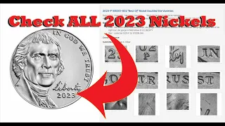 Discovery!! 2023 Doubled Die Nickels DISCOVERED! - 53 Different! Find In Change & Rolls