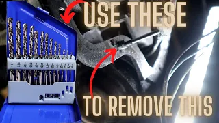 How to Remove a Broken Bolt Using a Left Hand Drill Bit & Bolt Extractor
