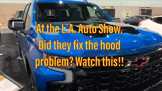 At the L.A. Auto Show, does Chevy now have a fix for Silverado Hoods?