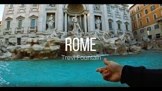 Rome - Italy - Trevi Fountain Walking Tour 4K