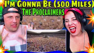 The Proclaimers - I'm Gonna Be (500 Miles) (Live 8 2005) THE WOLF HUNTERZ REACTIONS