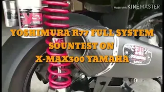 Yoshimura R77 Carbon SOUNDTEST on Xmax30