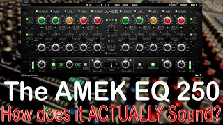 Plugin Alliance Amek EQ 250! How does it actually sound when mixing and mastering?
