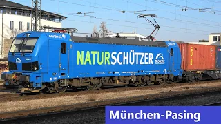Blechelse & Güterzüge in München-Pasing mit Vectron BR193 & Smartron BR192