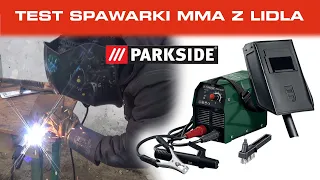 Testujemy spawarkę inwertorową MMA z LIDLA! - Czy 80A od PARKSIDE daje radę? - Spawanie elektrodą