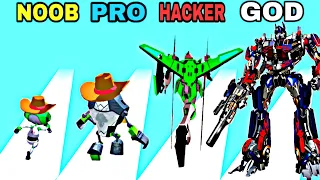 NOOB vs PRO vs HACKER vs GOD in Kaiju Run