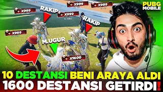 7 SEVİYE FİRAVUNLAR BENİ ARAYA ALDI! 1600 DESTANSI ÇAĞIRDI! PUBG Mobile