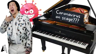 Pianist gets Corona Virus during performance!