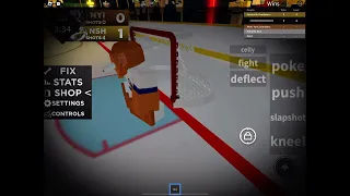 Nashville Predators goal horn and song in hockey noobs (Roblox game)