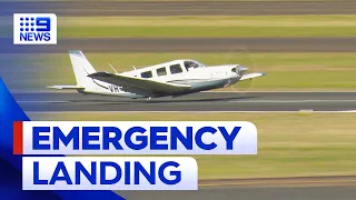Flight instructor pulls off a dramatic emergency landing in Sydney | 9 News Australia