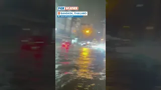 Heavy Monsoonal Rain Floods Bangkok, Thailand