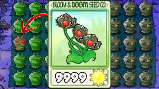 Plants vs Zombies Mod 999 Threepeater ZomPlants VS All 99 ZomBotany 2