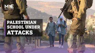 Palestinian children face intimidation and attacks on their way to school