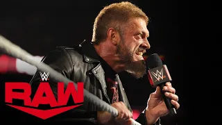 A returning Edge vows to end The Judgment Day: Raw, Aug. 1, 2022