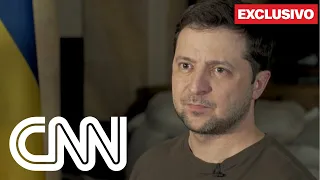 "Todos precisam parar com essa luta", diz Zelensky à CNN | VISÃO CNN