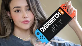 ASMR - Overwatch 2 + PC| Switch gameplay & Review with historic facts, button clicking, whispered 🎮