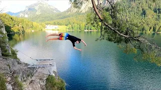 TRAMPOLIN auf 13 METER !!!! /TRIPPLE/ALPSEE/