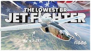 The '$1000' Fighter Jet at BR 5.7  (War Thunder P-59A)