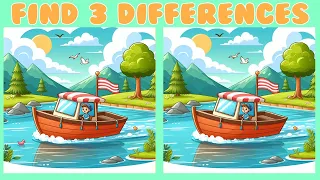 Very difficult puzzles for genius!🔥 | Find 3 Differences between two pictures No48