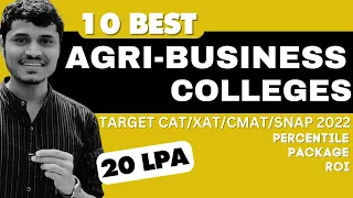 TOP 10 Agri-Business Management (ABM) Colleges | Fees | Placements | Cut-off CAT/XAT/CMAT 2023