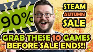 Steam Autumn Sale 2022! - 10 Great Games YOU CAN'T MISS Before the Sale Ends!