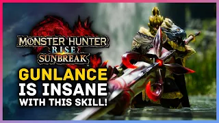 Monster Hunter Rise Sunbreak - Gunlance is INSANE With This New Skill!