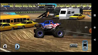 playing monster truck destruction