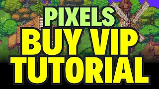 VIP TUTORIAL in PIXELS Game How to BUY VIP and WITHDRAW BERRY