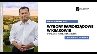Wybory Samorządowe w Krakowie. Spotkanie z Profesorem Stanisławem Mazurem