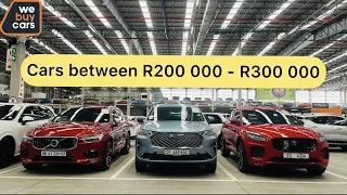 PROPER Cars Between R200 000 - R300 000 at Webuycars !!