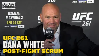 UFC 261: Dana White Post-Fight Press Conference - MMA Fighting