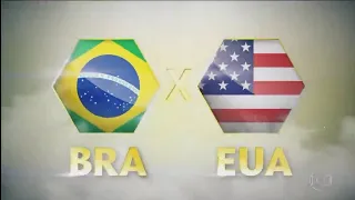 Brasil x Estados Unidos - Chamada Globo - Pan Americano Feminino 2007 FINAL