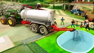 HOW TO BUILD A POOL with Tractors on the Corleone Farm