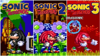 Knuckles The Echidna Variations in Sonic Trilogy • Sonic Hack Longplay