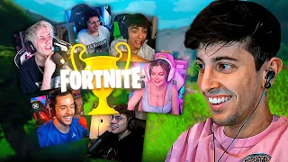 mi primer torneo de fortnite con streamers 😎