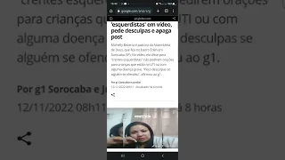 Você não vai acreditar no que a "pastora" falou. Realmente é o fim do mundo! Vcê concorda com isso?