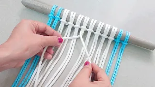 Macrame Wall Hanging  {Simple } - Macrame Simple Design wall hanging