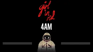 girl in red • 4am (CC) 🎤 [Karaoke] [Instrumental Lyrics]