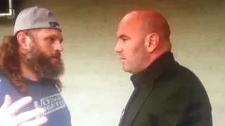 Dana White gets Angry at Roy Nelson Behind his Back. HD