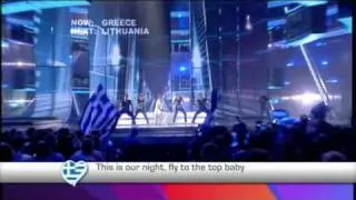 Eurovision 2009 Moscow - Semi final - Greece - Sakis Rouvas - This Is Our Night