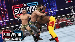 Seth Rollins vs Bobby Lashley vs Austin Theory | Survivor Series 2022 Prediction Highlights WWE 2K22