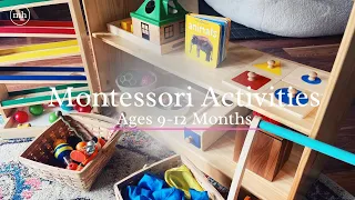 Montessori Activities for Babies 9-12 Months #Montessoriwithhart